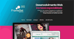 Desktop Screenshot of frameset.com.br